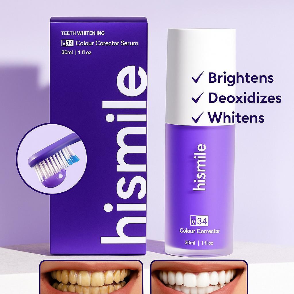 V34 Teeth Whitening Serum 50ml Cream for Brighter Smile