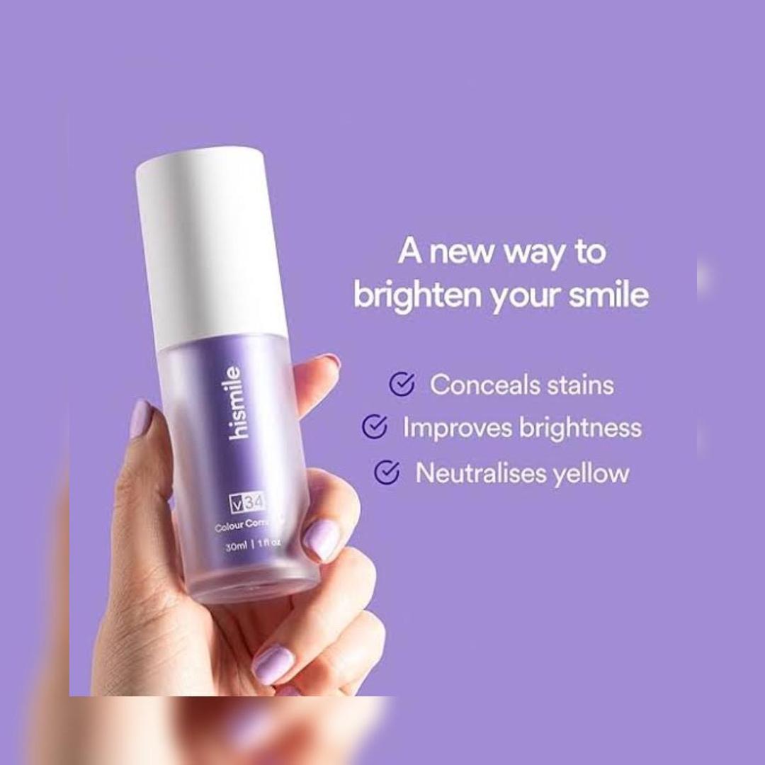 V34 Teeth Whitening Serum 50ml Cream for Brighter Smile - Image 4
