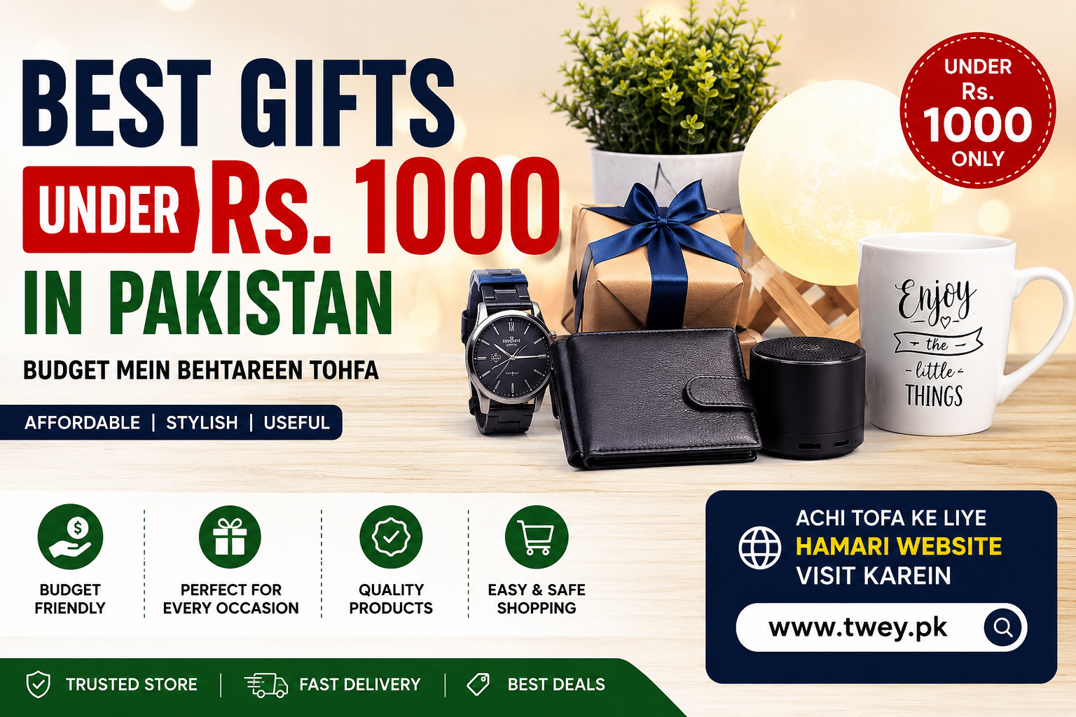 Best Gifts Under Rs. 1000 in Pakistan